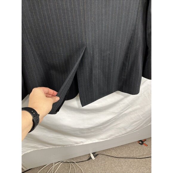 Banana Republic Modern Wool Pinstriped Suit Jacket Mens Size 38R - Picture 6 of 16